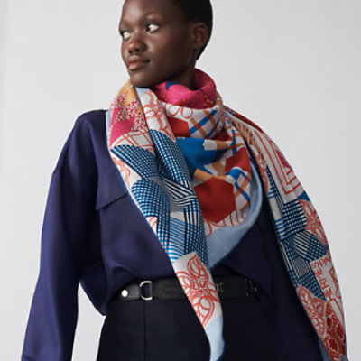 Harnais de Cour Bandana shawl 140 | Hermès USA